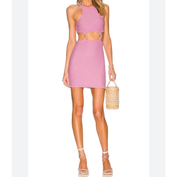 Lovers and Friends Francesca Dress in Bubble Gum Pink